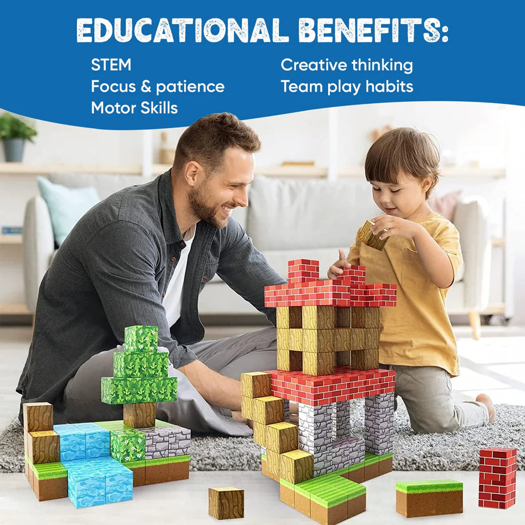 Magnetic Building Blocks (STEM Learning)